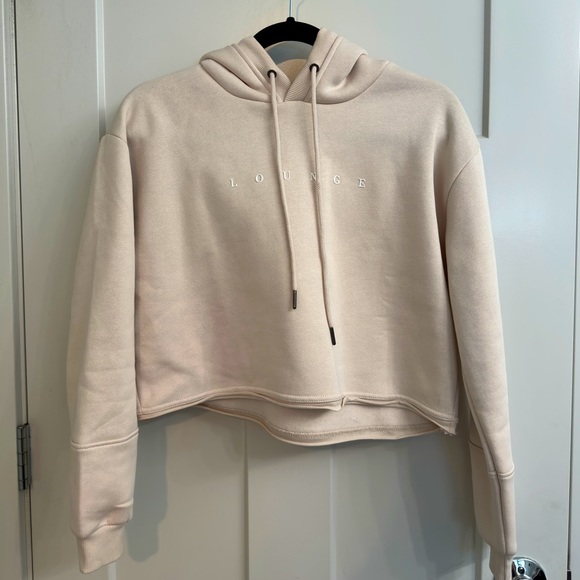 Lounge cropped hoodie - Picture 1 of 2